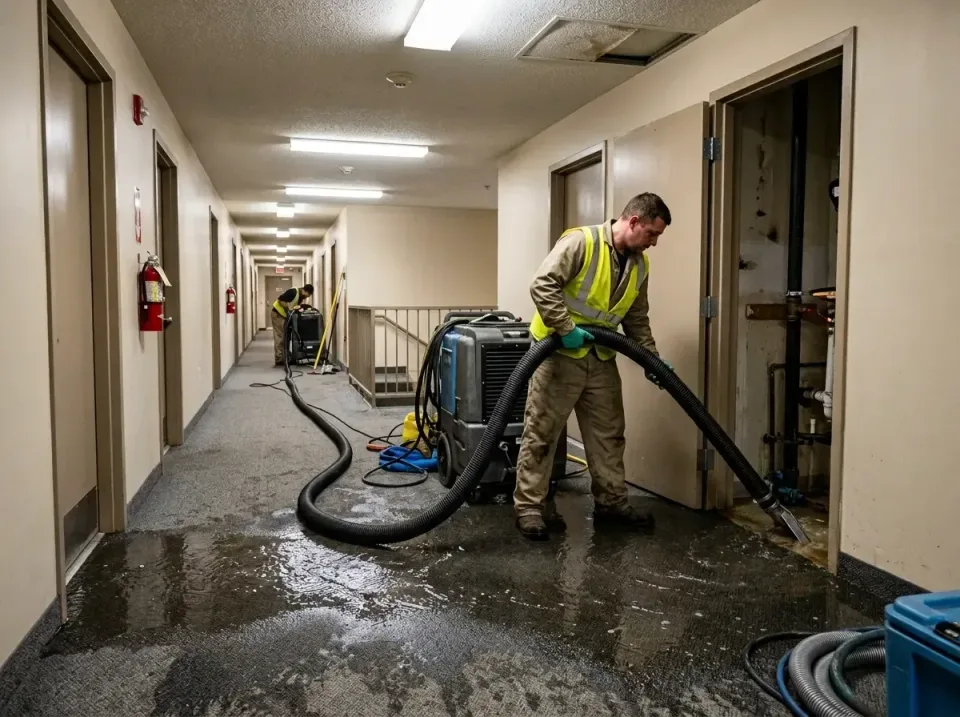 multi-unit-apartment-hallway-f-005 — frequently asked questions, Emergency Burst Pipe Water Extraction & Removal in Lawson,…